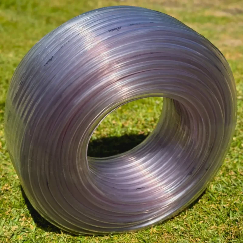 Vista superior ambientada mostrando os detalhes da Mangueira Cristalina CristaView.